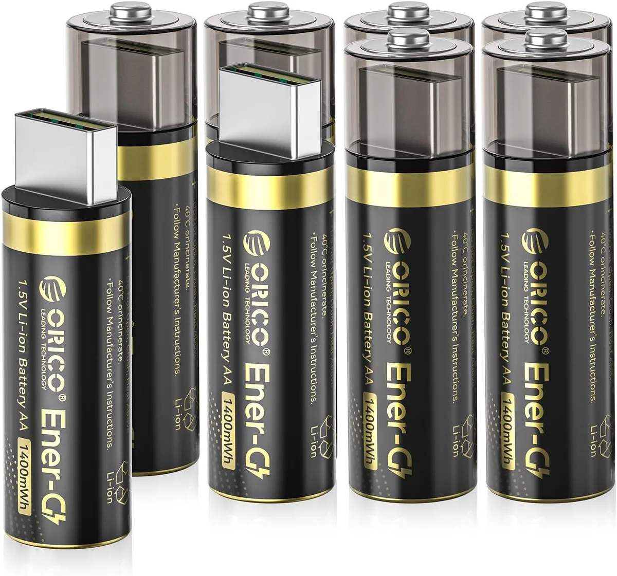 Orico Orico EG5A AA 1400mAh 1.5V 8-pack — product photo