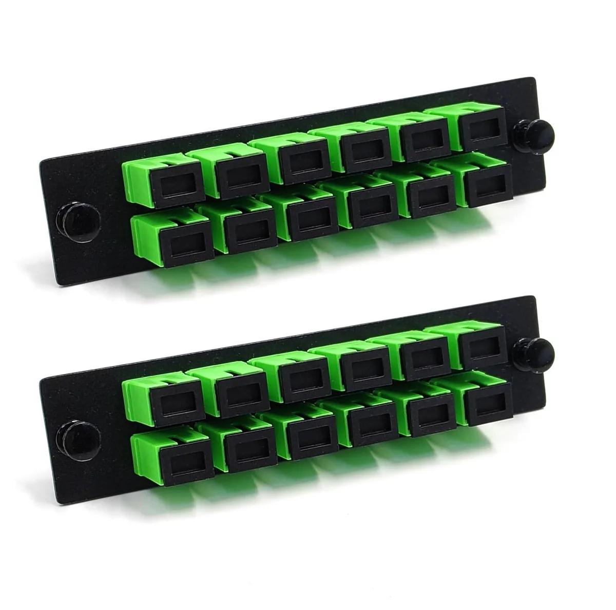 Avantalk Avantalk 2 in 1 Accessory 12 Simplex SCAPC Fiber Patch Panel 2-Pack — product photo