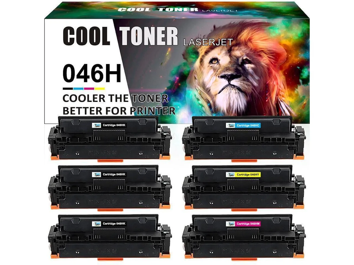V4ink V4ink 6PK (3K+CMY) Toner Cartridge for 046H CRG-046H ImageCLASS MF731Cdw MF735Cdw LBP654Cdw — product photo