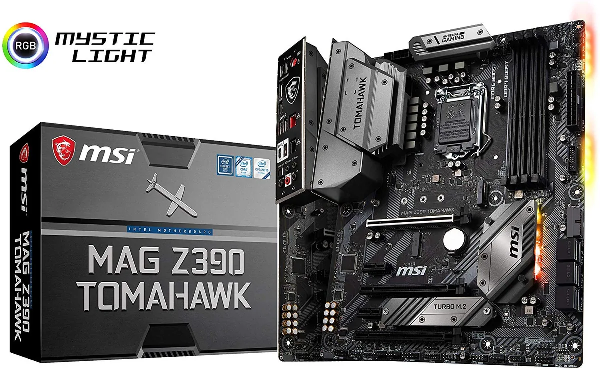 MSI MSI MAG Z390 TOMAHAWK LGA 1151 ATX Intel motherboard — product photo