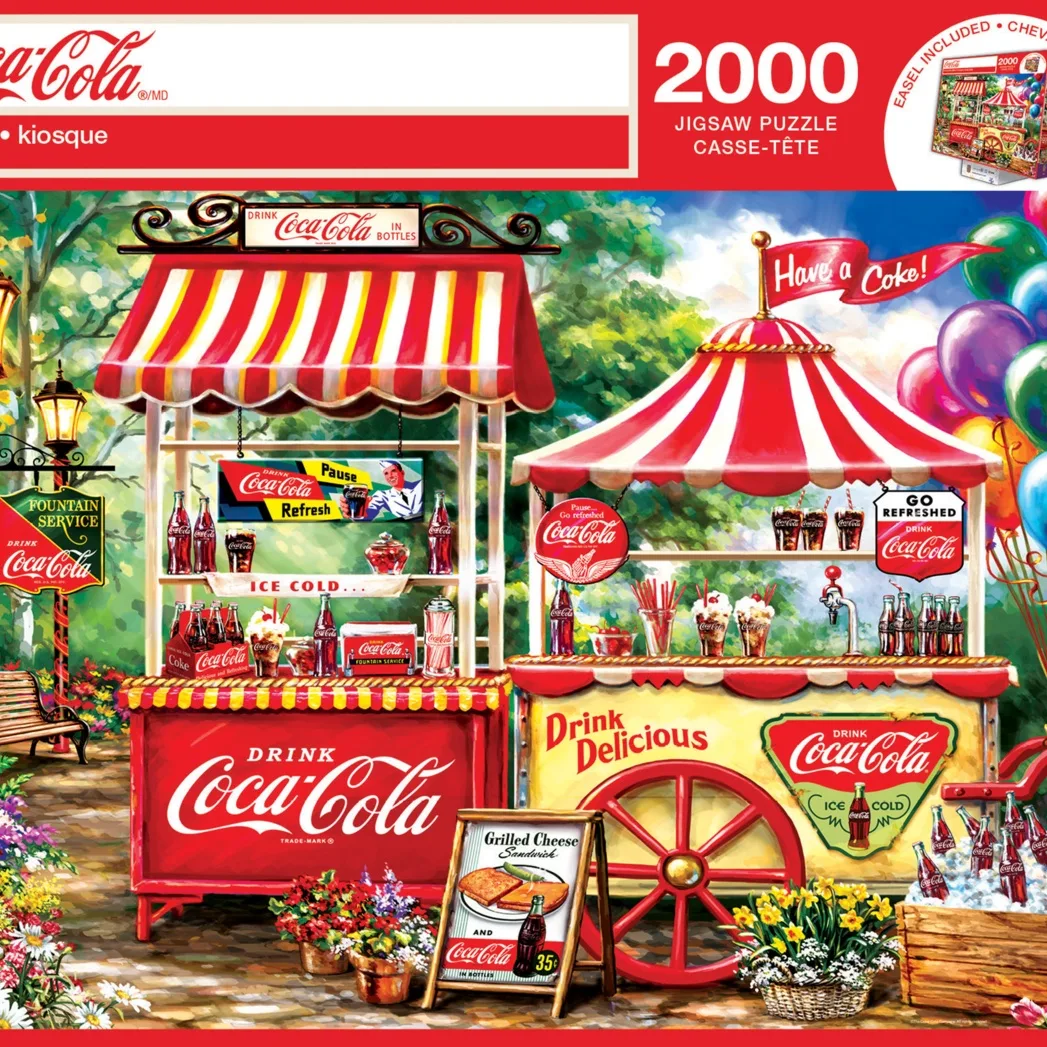 Masterpieces Puzzle Company Masterpieces Puzzle Company Coca-Cola Stand 2000 Piece Jigsaw Puzzle 39 x 27 — product photo
