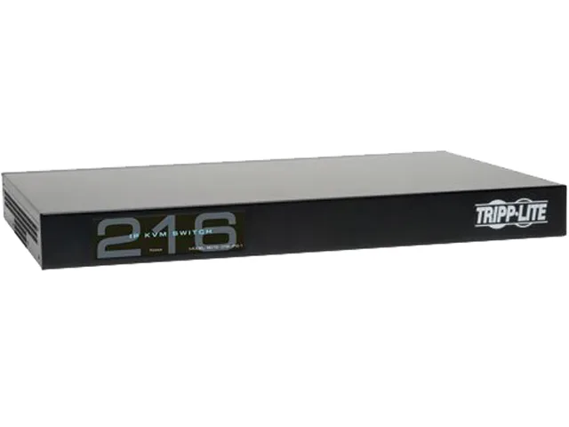 Tripp Lite Tripp Lite B072-016-IP2 16-Port Cat5 KVM Switch 1U IP Remote Access 2+1 User VGA USB — product photo