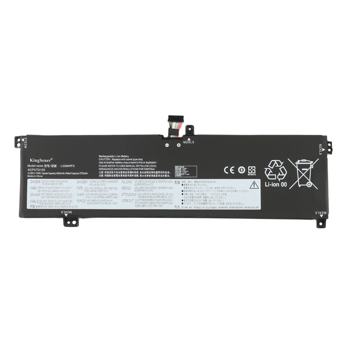 KingSener KingSener L22M4PF5 15.56V 75Wh laptop battery — product photo