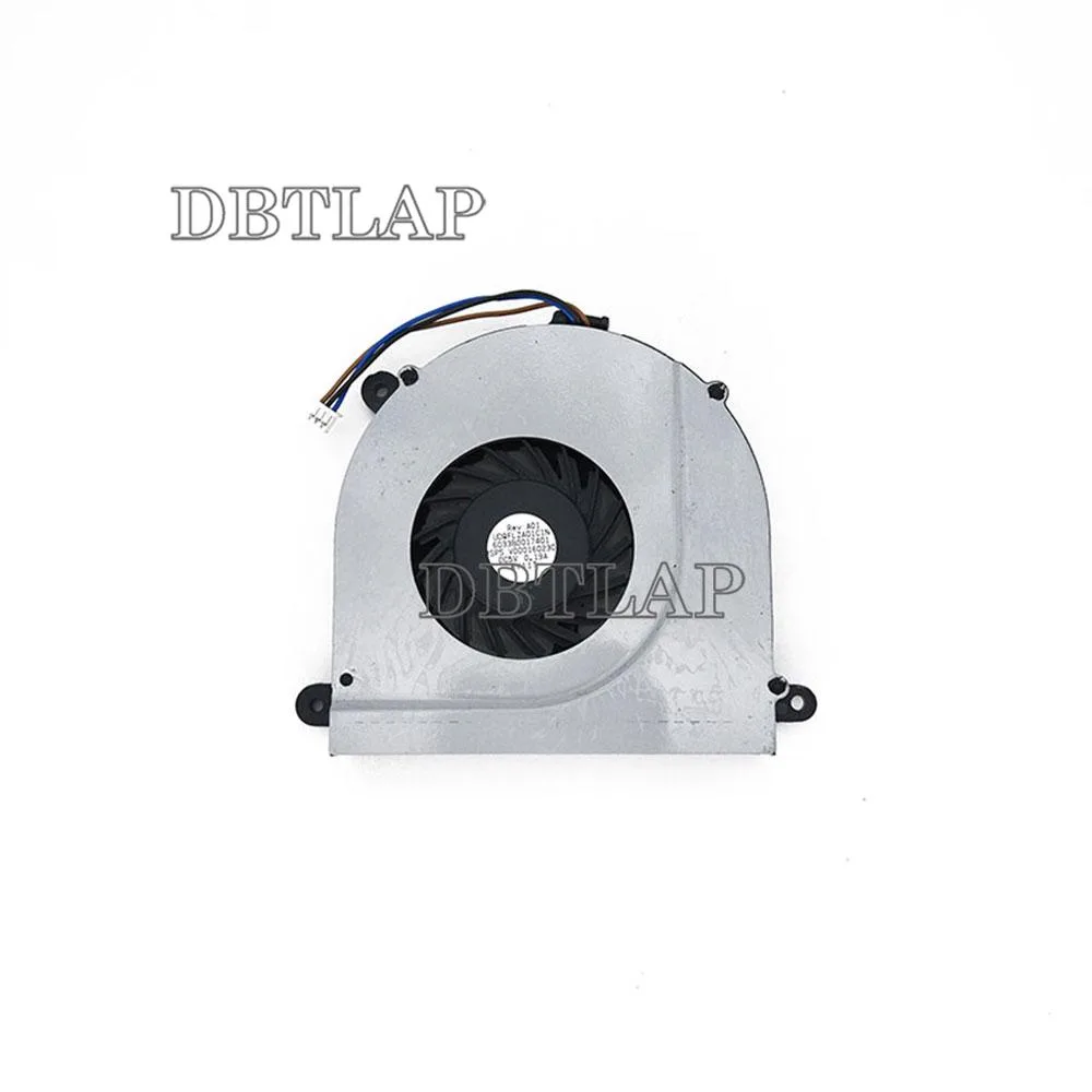 Small black laptop CPU cooling fan with wire connector