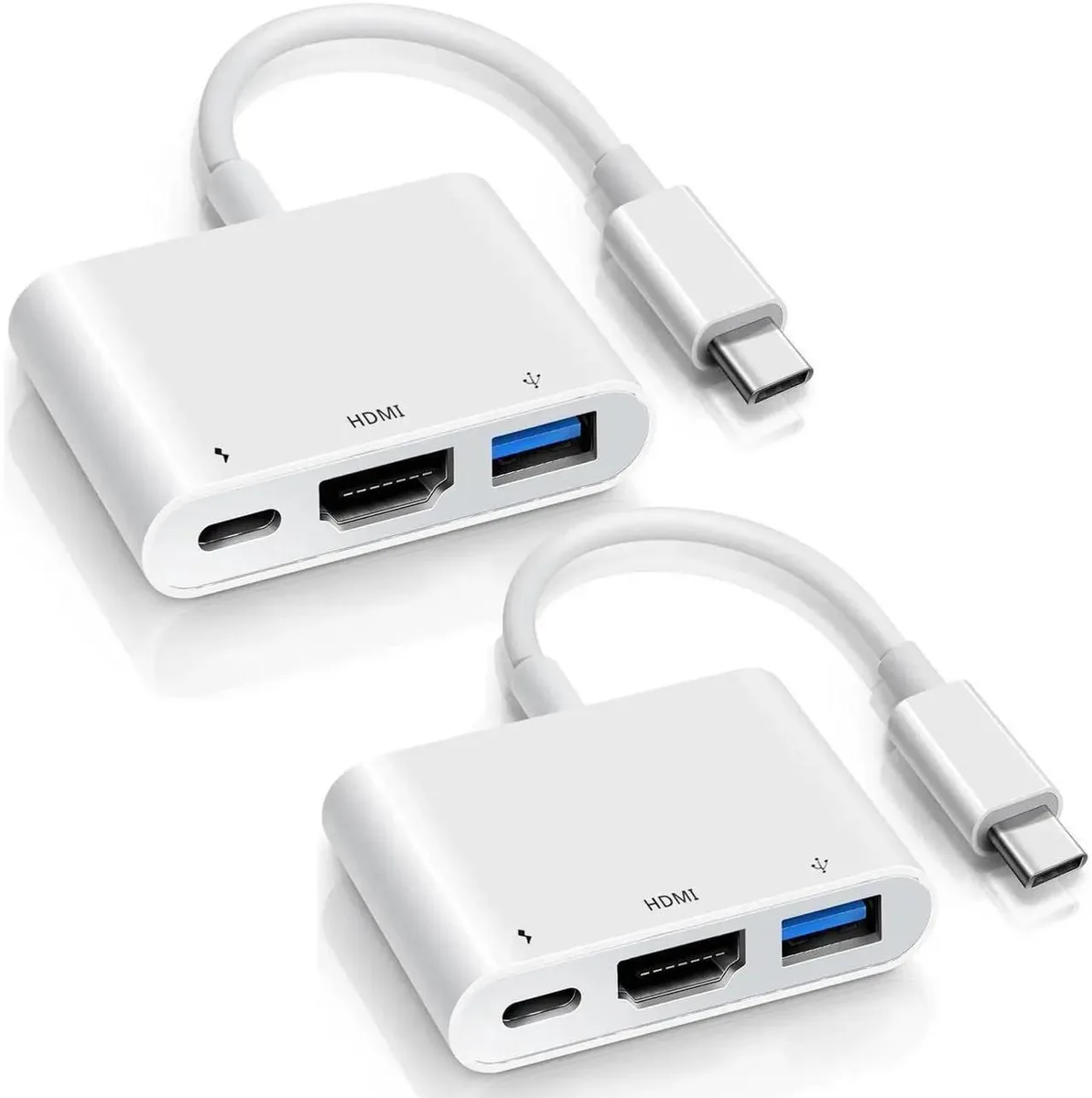 Vszerda Vszerda 2 Pack USB C to HDMI Adapter 4K 100W PD USB 3.0 OTG — product photo