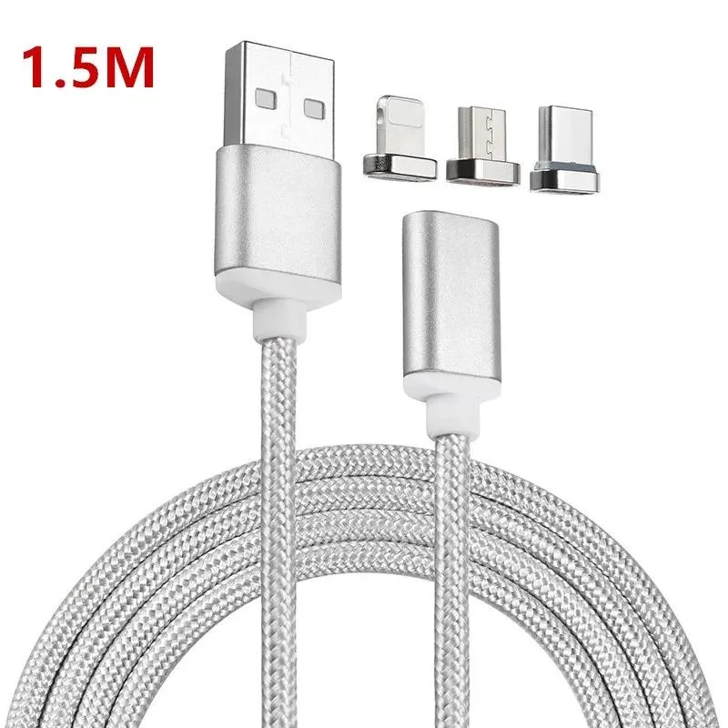 Hetai Tech Hetai Tech 1.5M 3-in-1 Magnetic USB Cable 2A USB 2.0 — product photo