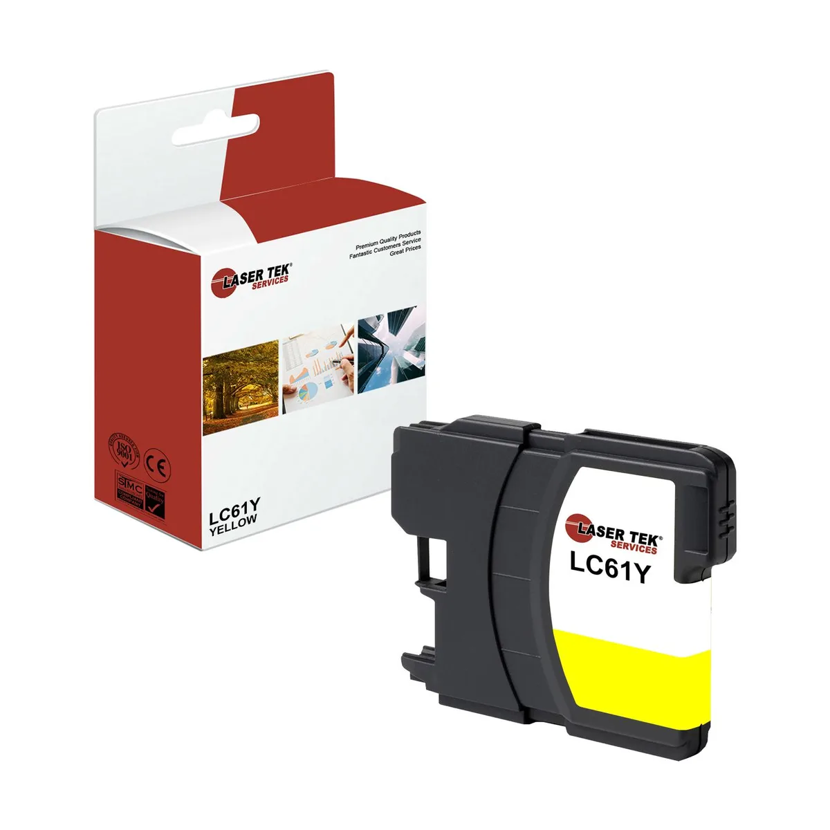 Laser Tek Services Laser Tek Services Yellow Ink Cartridge LC61Y 350 pages — product photo