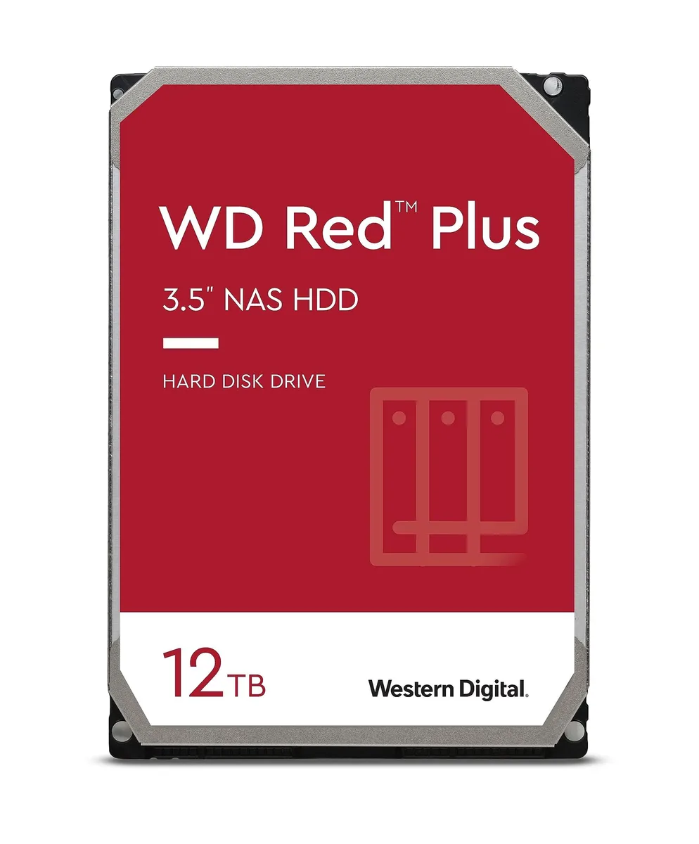 Western Digital Western Digital WD120EFAX 12TB 3.5" SATA 5400 RPM 256 MB 2 in 1 accessory — product photo