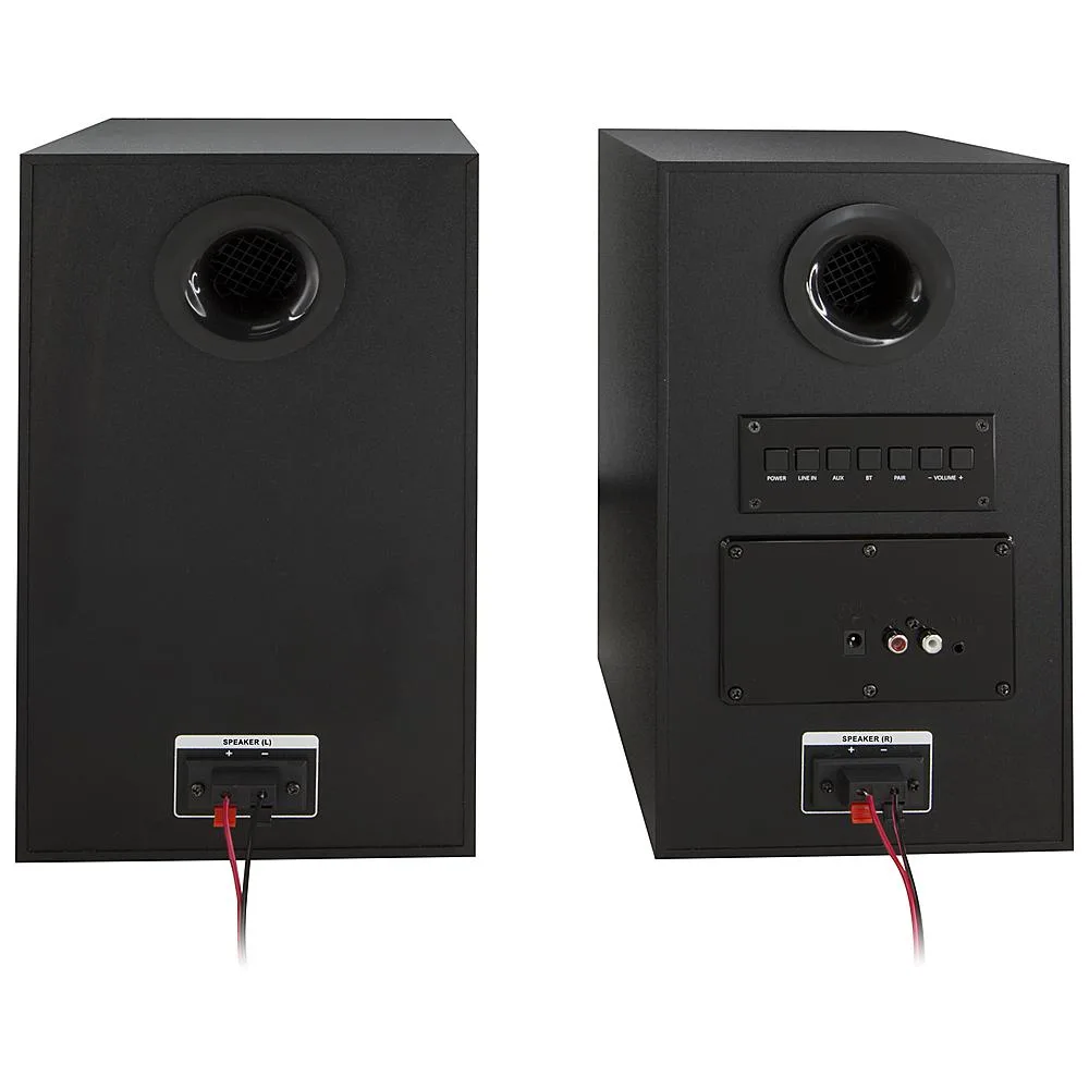 iLive iLive ISB1400B Bluetooth 5.0 bookshelf home audio speaker — product photo