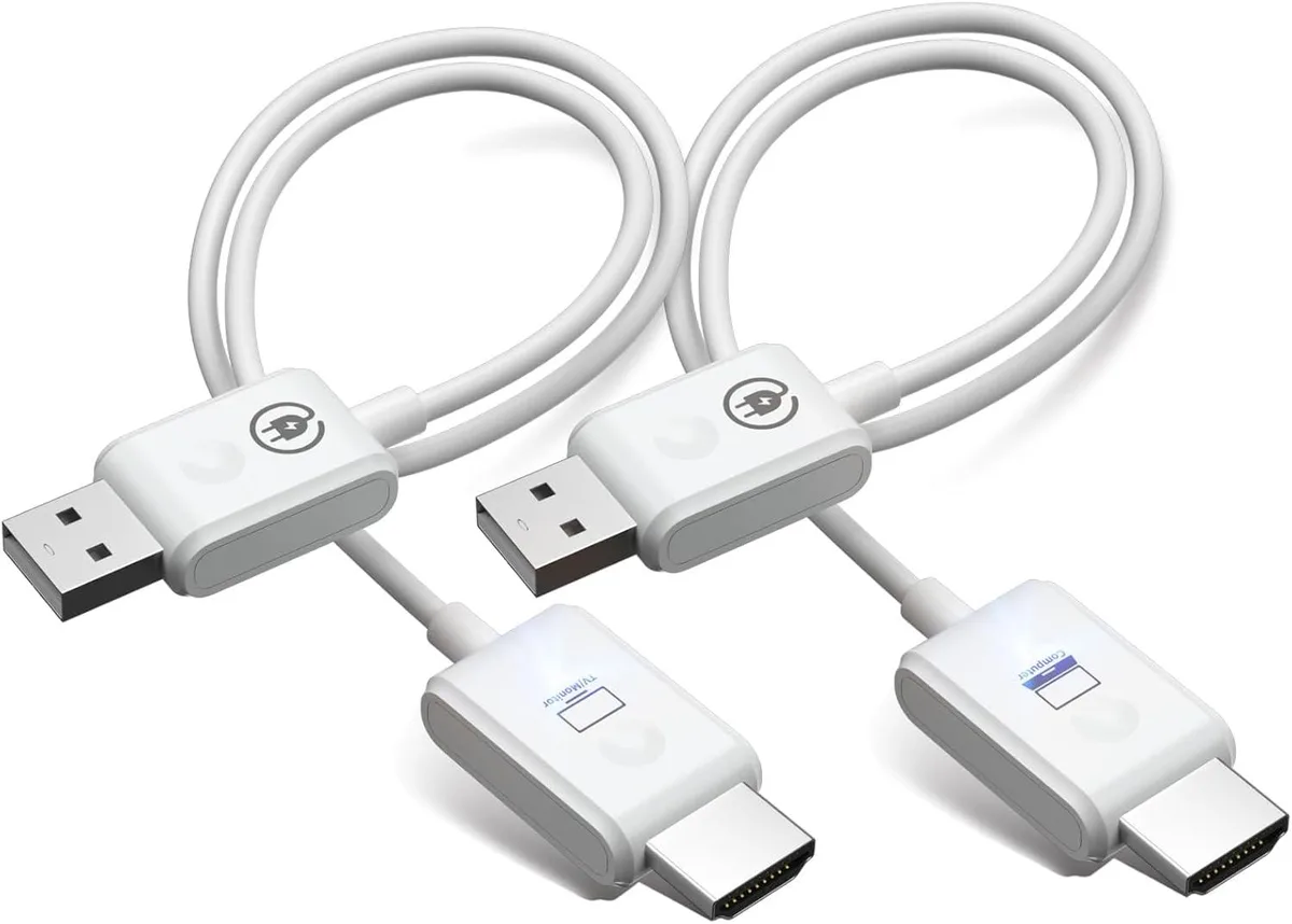 BONAEVER BONAEVER Wireless HDMI Transmitter Receiver Kit White — product photo