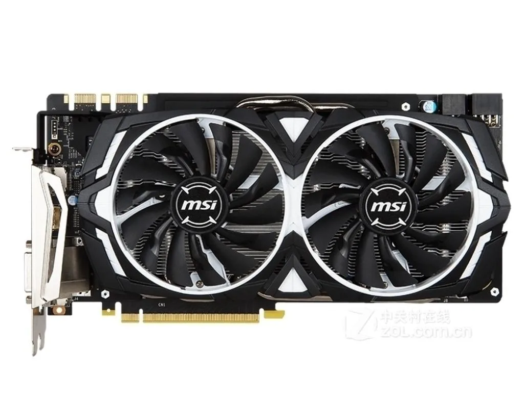 MSI MSI GeForce GTX 1080 ARMOR 8G graphics card — product photo
