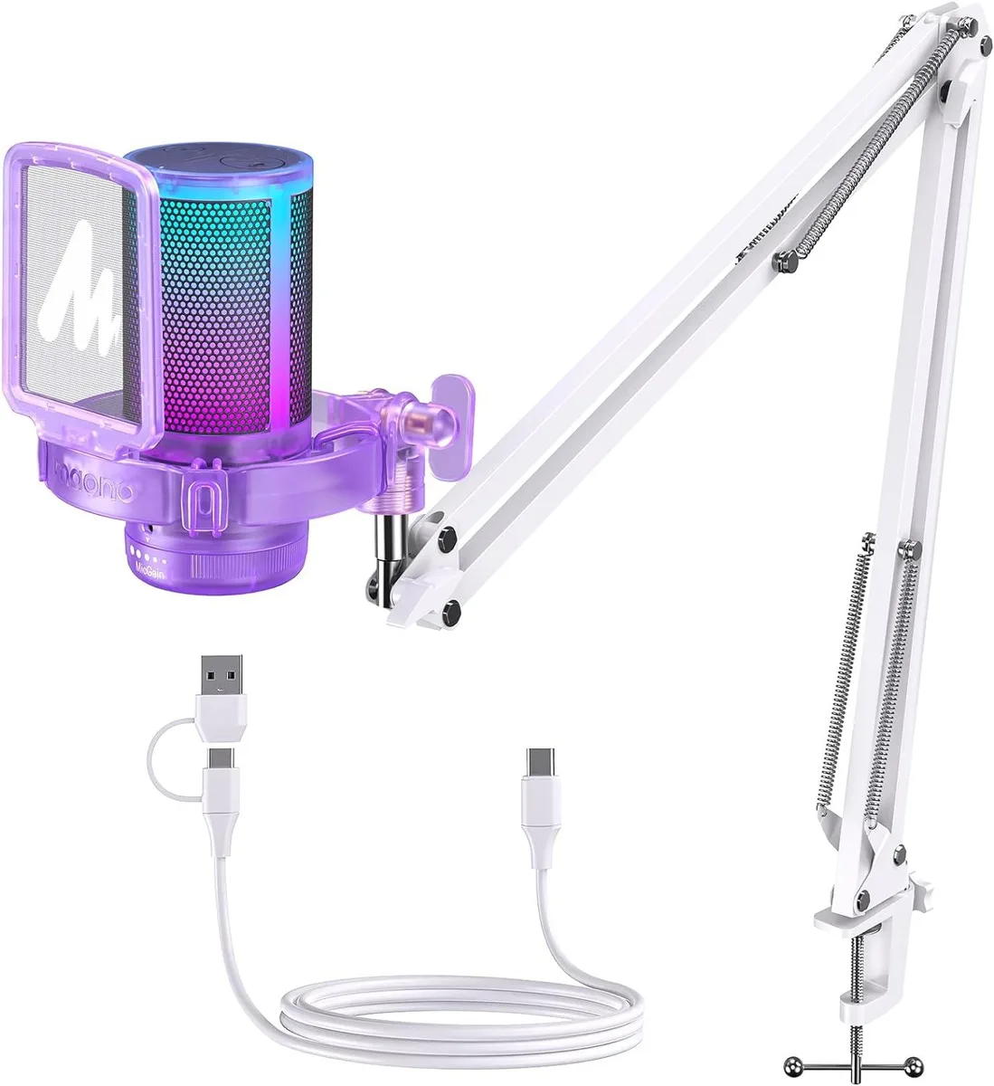 MAONO MAONO USB Gaming Microphone DGM20S Purple — product photo