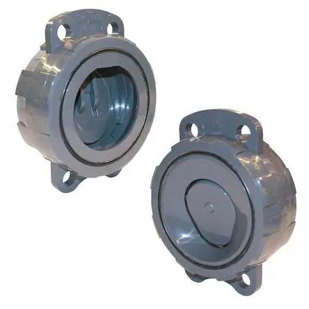 Hayward wafer check valve, CPVC body, 2.4063 in length, flange connections