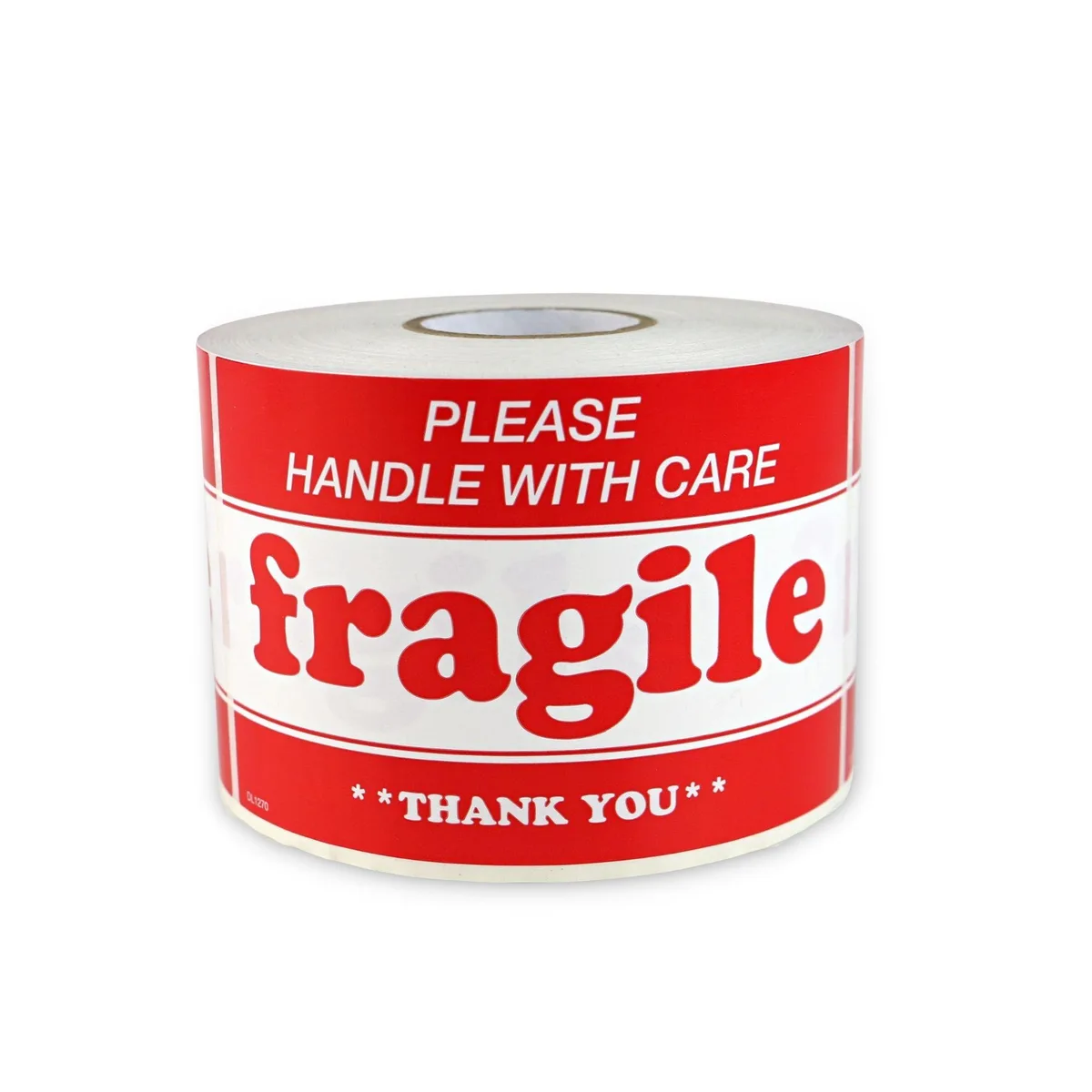 FindTape FindTape Fragile Labels White Red 500 labels — product photo