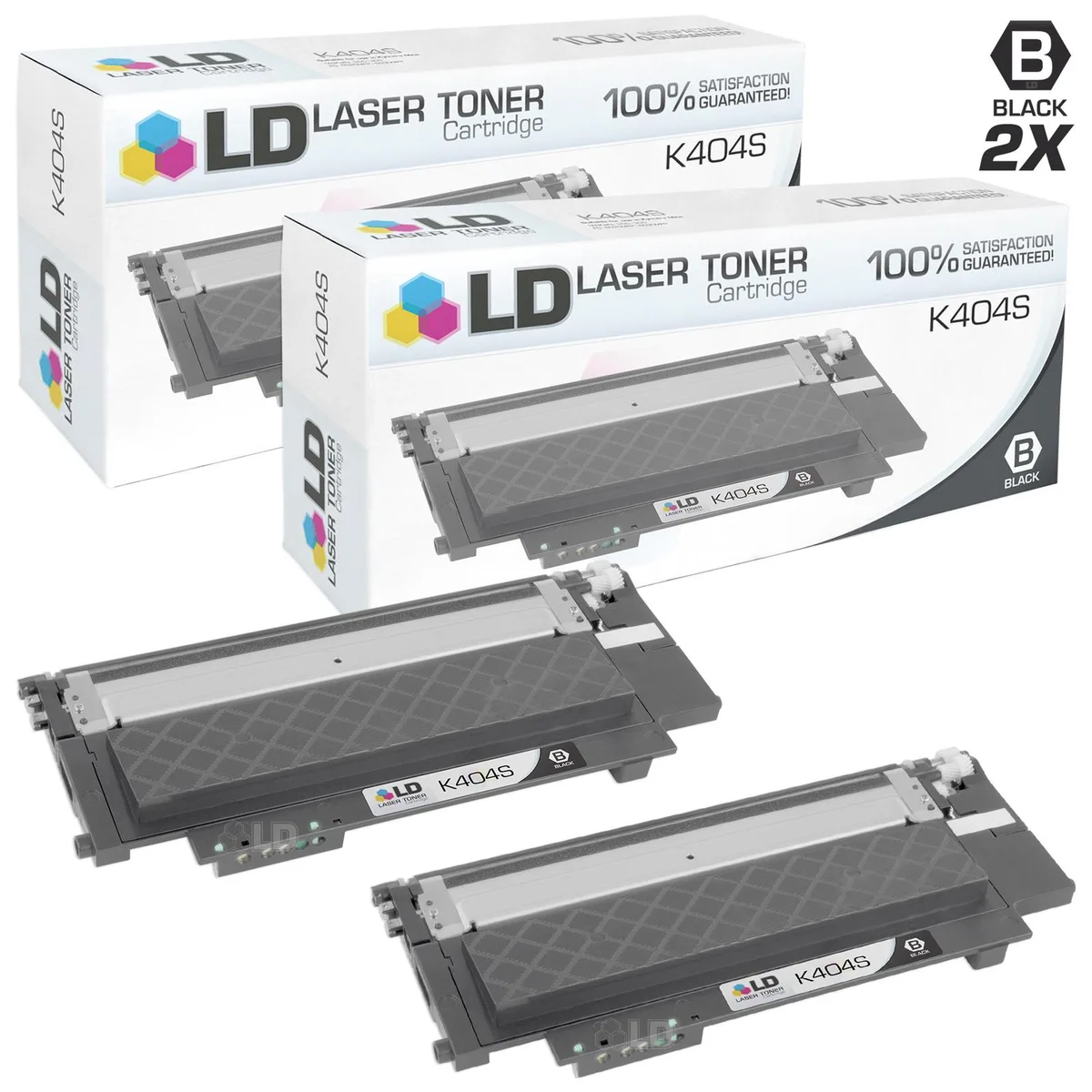 LD Products LD Products CLT-K404S Black Toner Cartridge 2-Pack — product photo