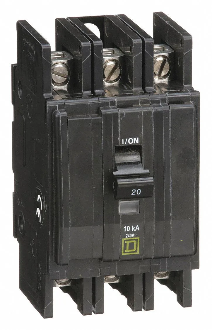 SQUARE D SQUARE D QOU320 20A 3 Pole 120/240V AC Circuit Breaker — product photo