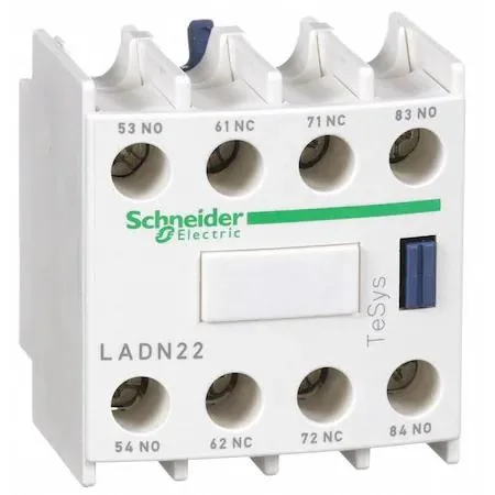Schneider Electric Schneider Electric LADN22 Auxiliary Contact Block 2NO/2NC 10A 690V — product photo