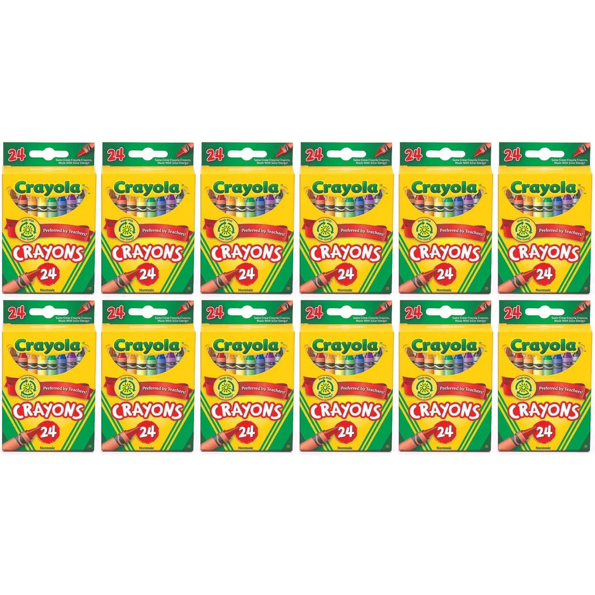 Crayola Crayola SP-52125989208382 Crayons 24 Colors 12 Pack illustration — product photo