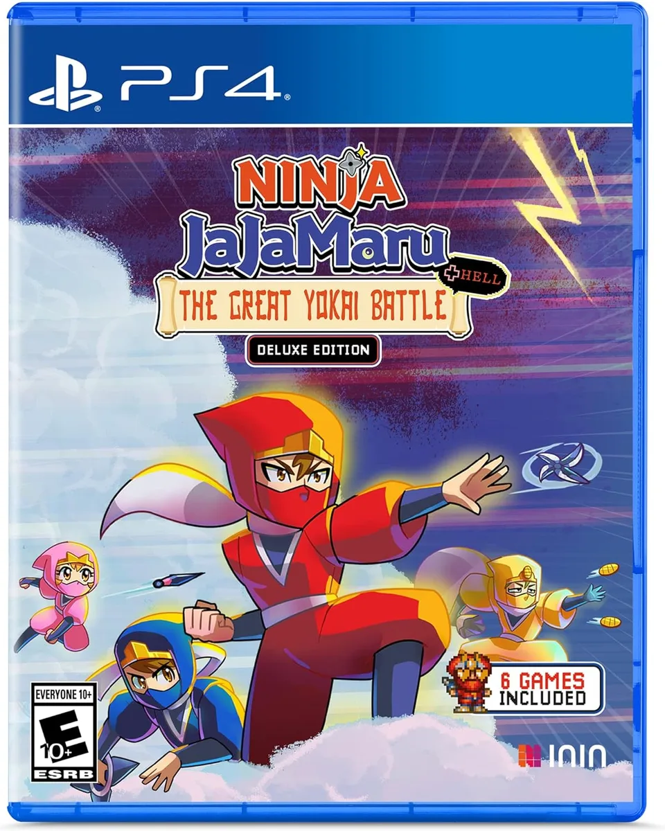 ININ Games ININ Games 75873 Ninja Jajamaru: Great Yokai Battle - Deluxe Edition ps4 video game — product photo