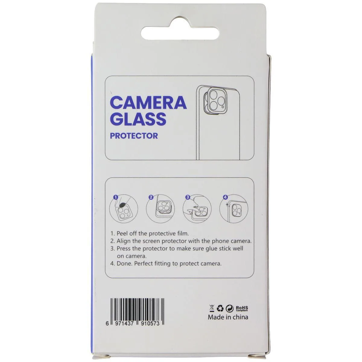 Lito Children’s Wear Lito Children’s Wear Camera Glass Protector iPhone 12 Pro 6.1 Clear — product photo