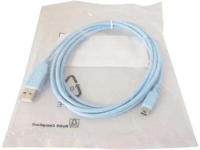 Cisco brown console cable USB-A to Mini-B 6ft