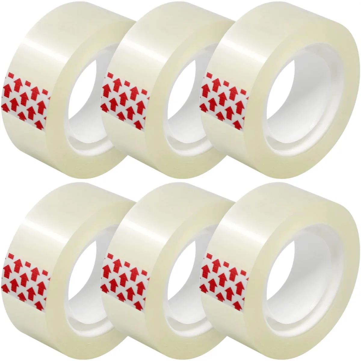Turxayox Transparent Tape 6 Rolls 3/4 x 1000 Inches — product photo