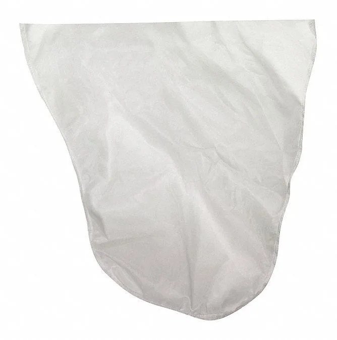 White polyester mesh paint strainer bag, 17-1/2 in wide, pack of 25
