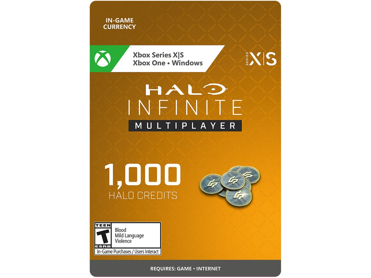 Microsoft Microsoft 7LM-00041 Halo Infinite 1000 Credits downloadable game — product photo