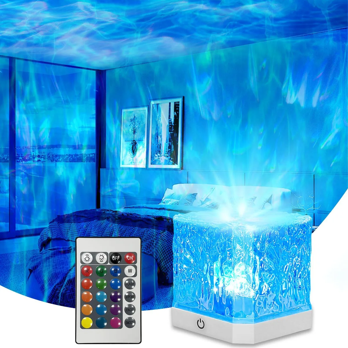  OSIDEN 16se-fwd Ocean Wave Projector Light 16 Colors — product photo
