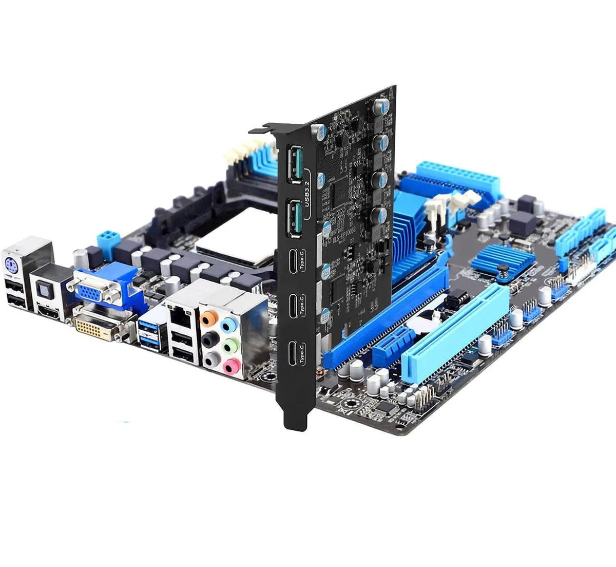 ESTONE ESTONE PCIE22A3C3.2 PCIe USB 3.2 5-Port 3C2A 10Gbps — product photo