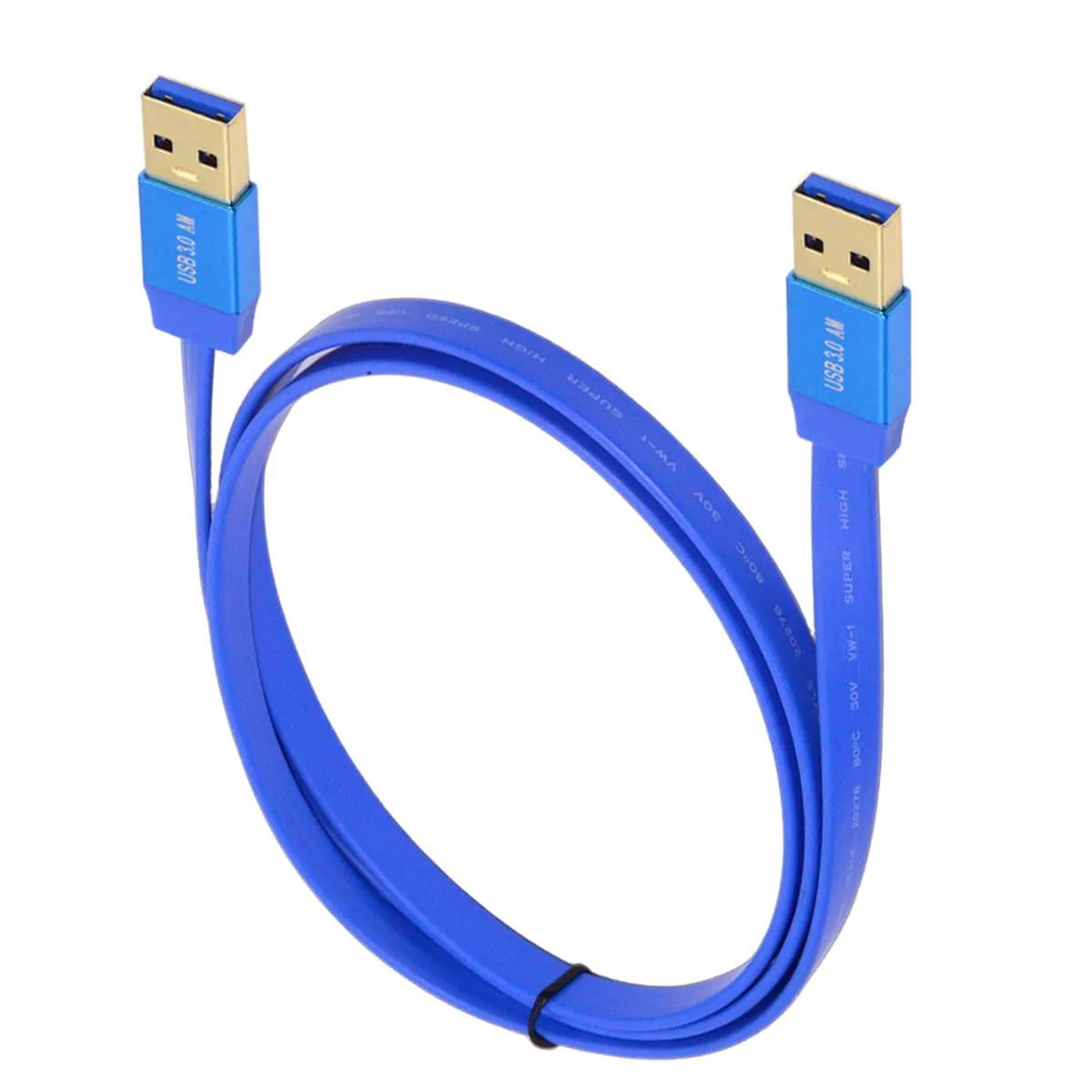 Fervit Fervit USB 3.0 Type-A Male to Male Extension Cable Blue 30cm 5Gbps — product photo