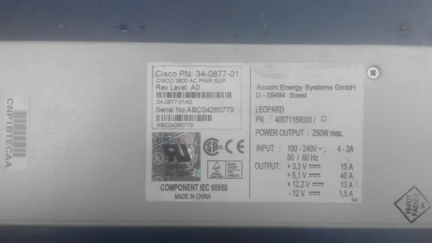 KHACHIMO KHACHIMO C3660 ATX power supply 34-0877-01 — product photo