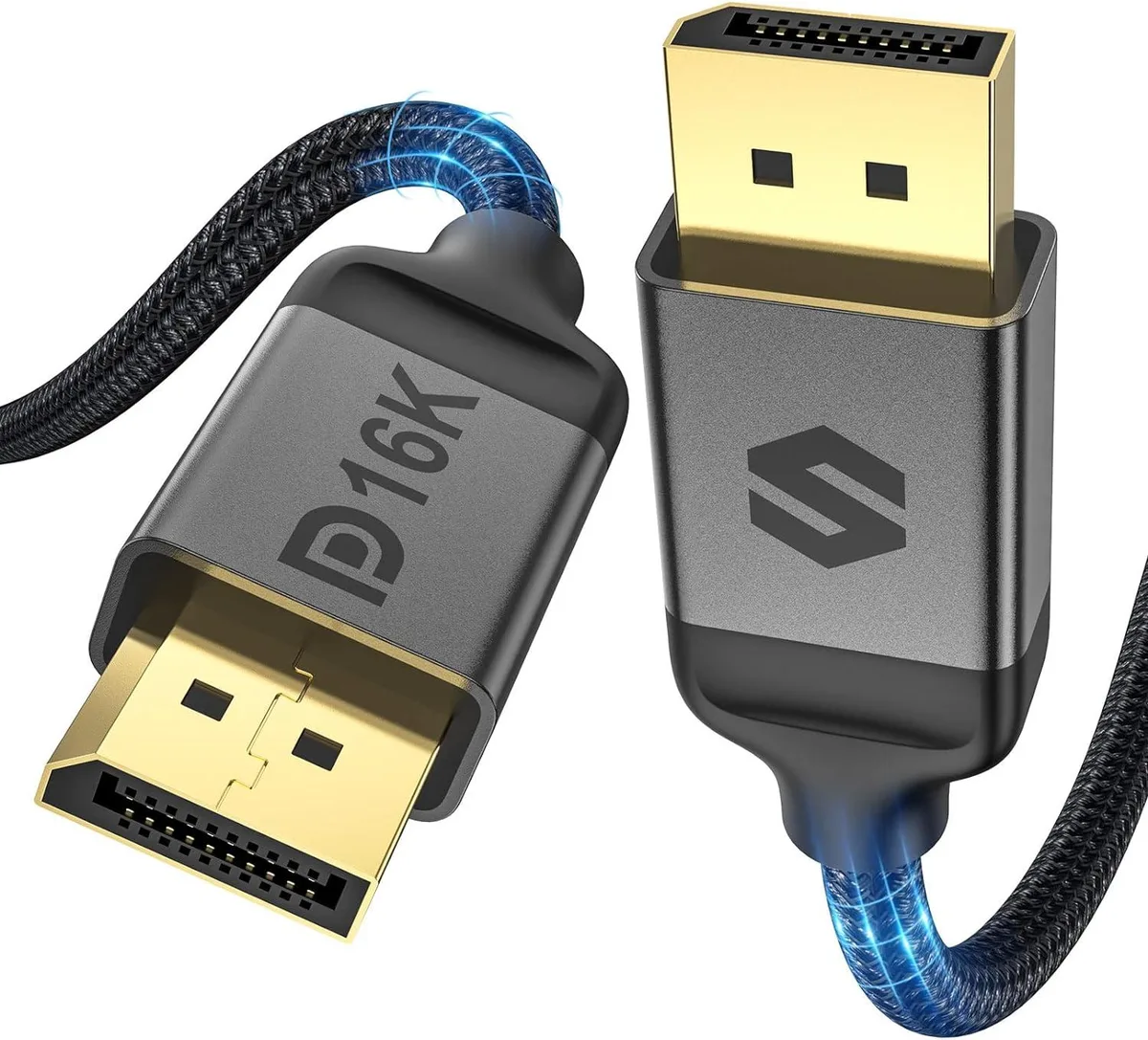 BFKK BFKK DisplayPort 2.1 Cable 25FT 80Gbps 16K@60Hz 8K@120Hz 4K@240Hz 2K@360Hz — product photo