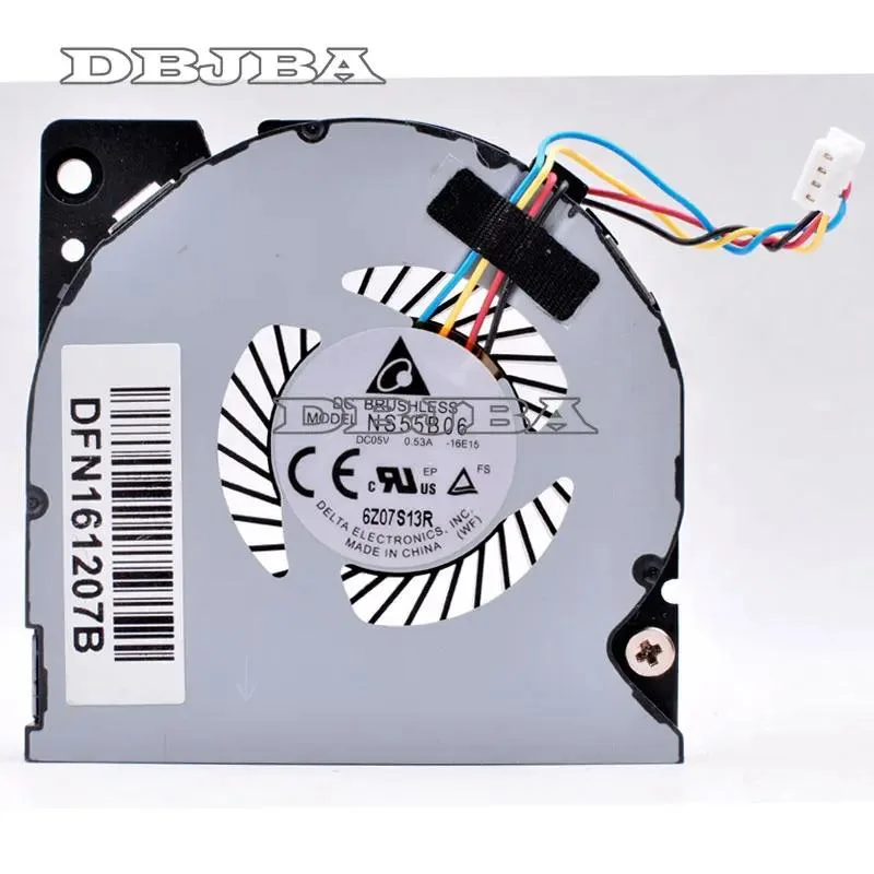 DBTLAP DBTLAP laptop cooling pad fan NS55B06 DC05V 0.53A -16E15 DFN161022B 4 Lines — product photo