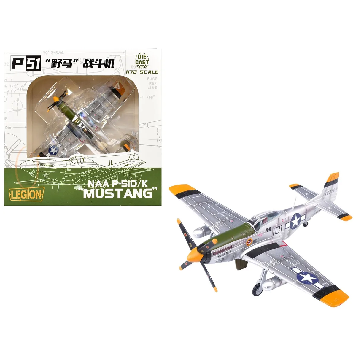 Legion Supplies Legion Supplies P-51D Mustang "Margaret IV" 1/72 Diecast Model — product photo