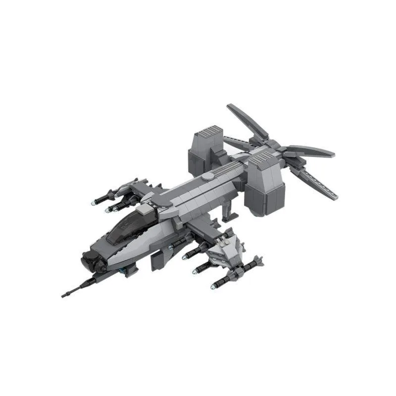 ZITIANYOUBUILD ZITIANYOUBUILD MOC-207766 Close Support Helicopter Gunship 731PCS Building Blocks Set — product photo