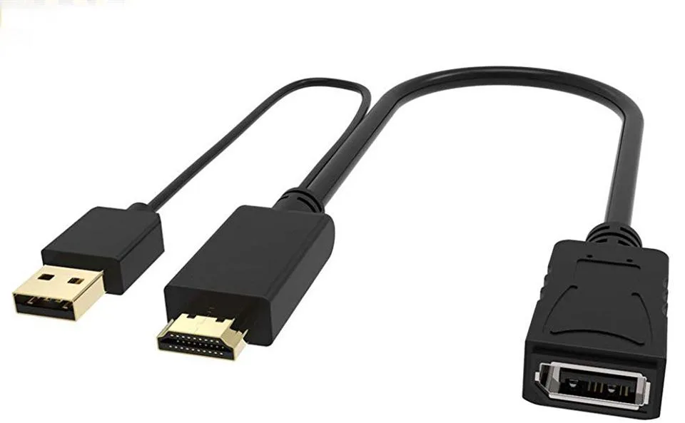 ESTONE ESTONE 4K 60Hz HDMI 2.0 to DP 1.4 Adapter USB Powered — product photo