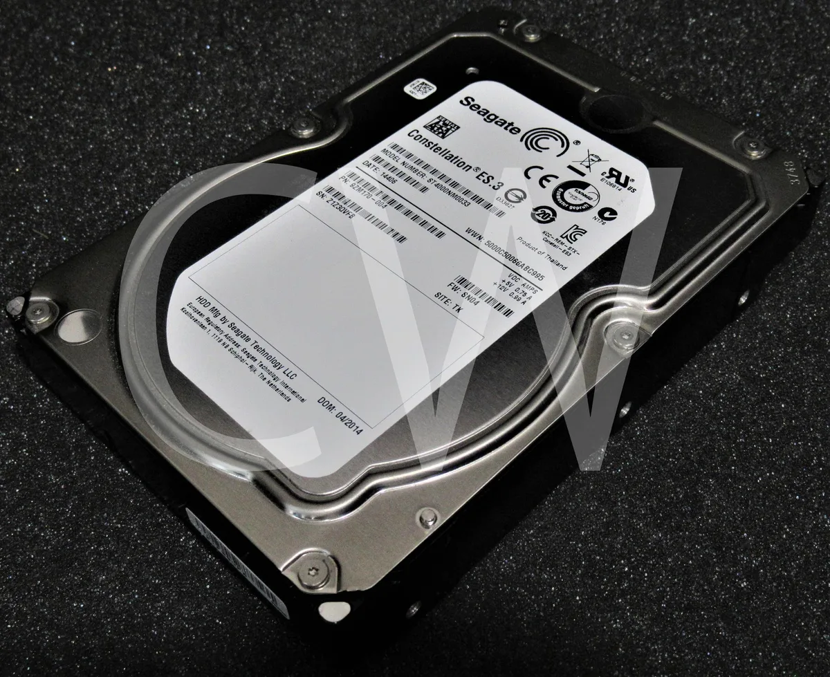 Seagate Seagate Constellation ES.3 ST4000NM0033 4TB 7200RPM 128MB 3.5" SATA internal hard drive — product photo