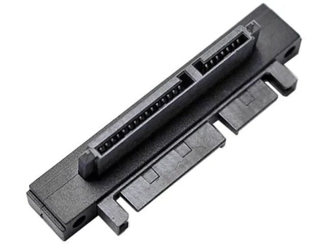 Manw Manw 90 Degree Down Angled SATA 22Pin Male to Female Extension Adapter — product photo