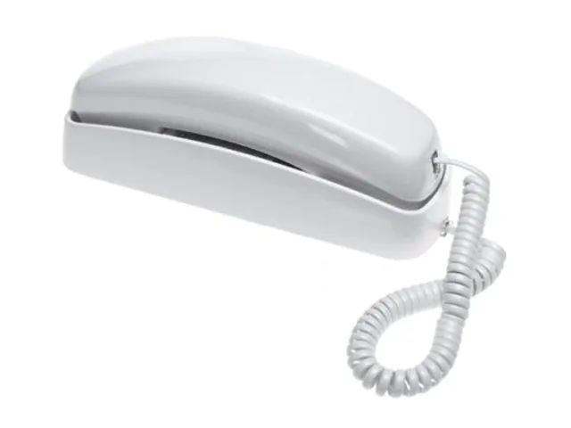 AT&amp;T AT&amp;T 210WH corded phone white 10-number speed dial — product photo