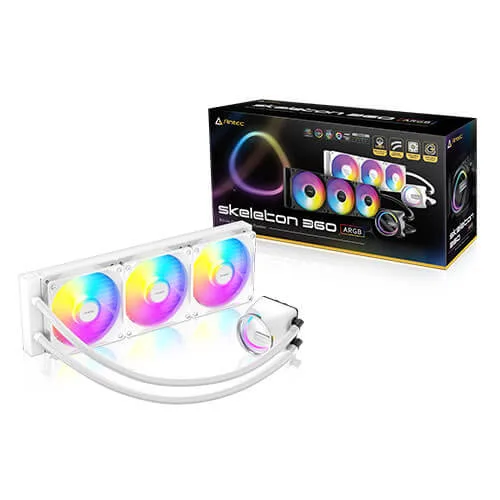 Antec Antec Skeleton 360 ARGB White liquid cooler — product photo