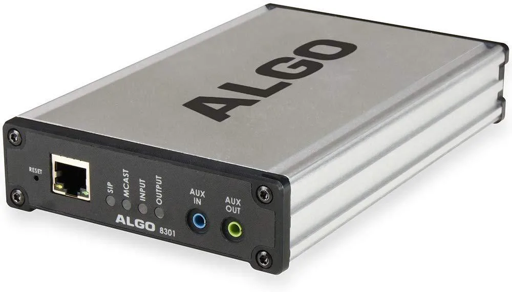 Algo Algo 8301 VoIP Paging Adapter & Bell Scheduler — product photo