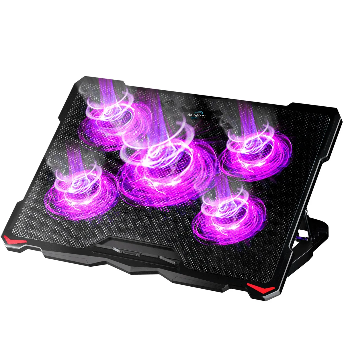 AICHESON AICHESON S035 Purple Lights laptop cooling pad — product photo