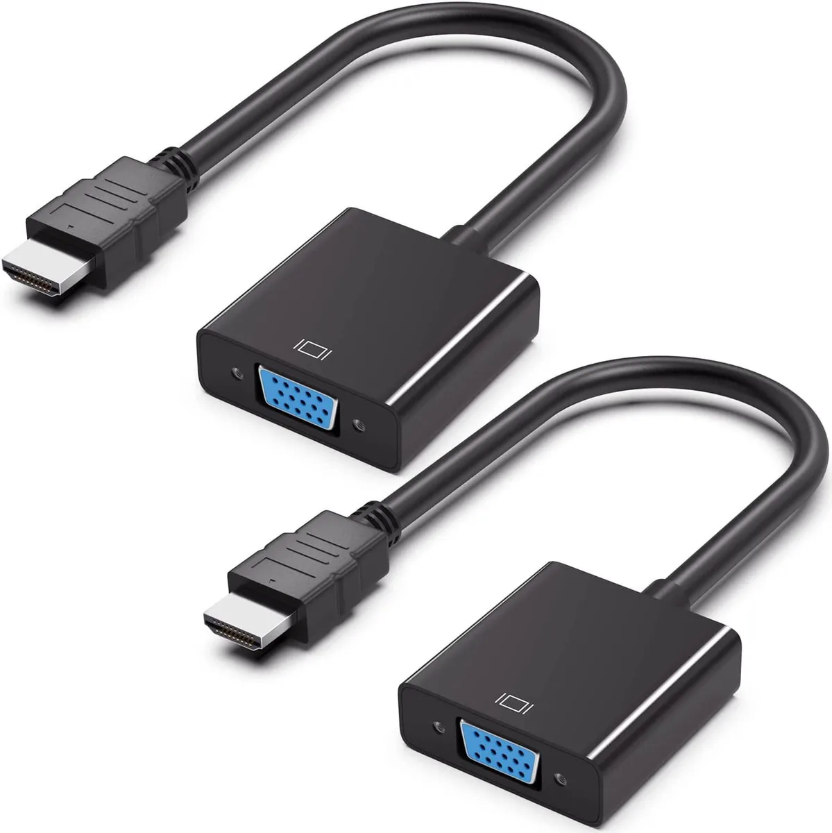 Rybozen Rybozen HDMI to VGA audio video converter 2 pack — product photo