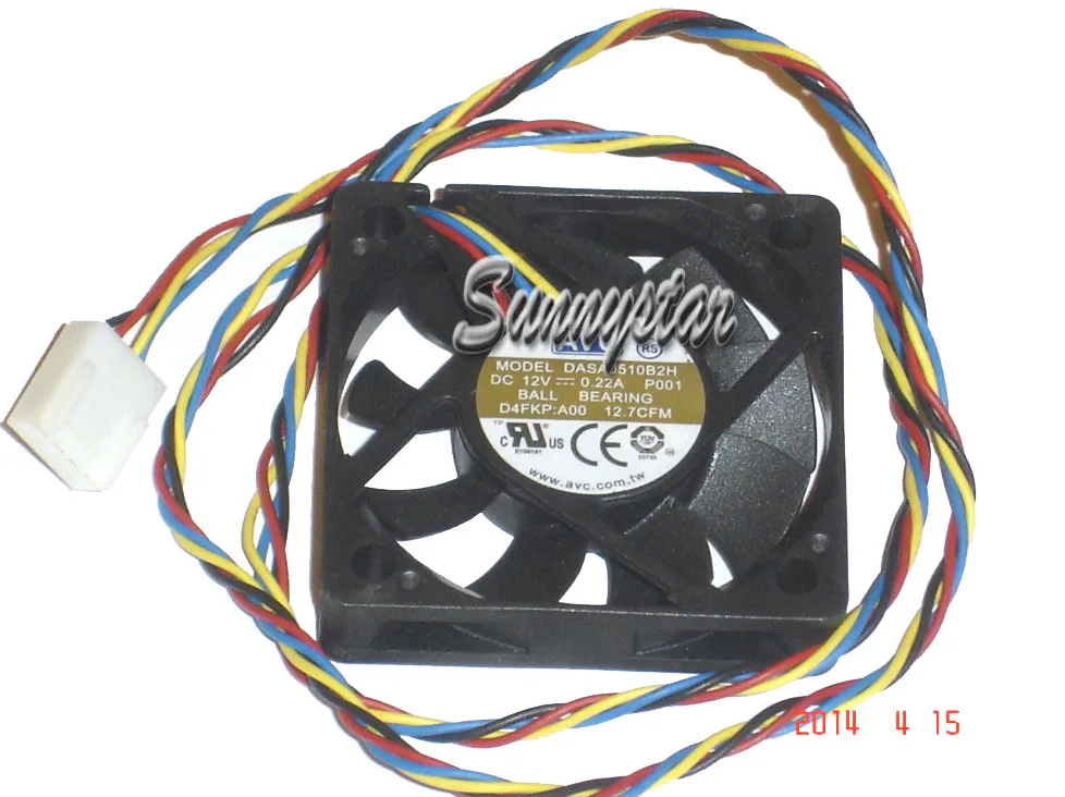 OEM Industries OEM Industries DASA0510B2H 50mm 4-wire CPU cooler — product photo