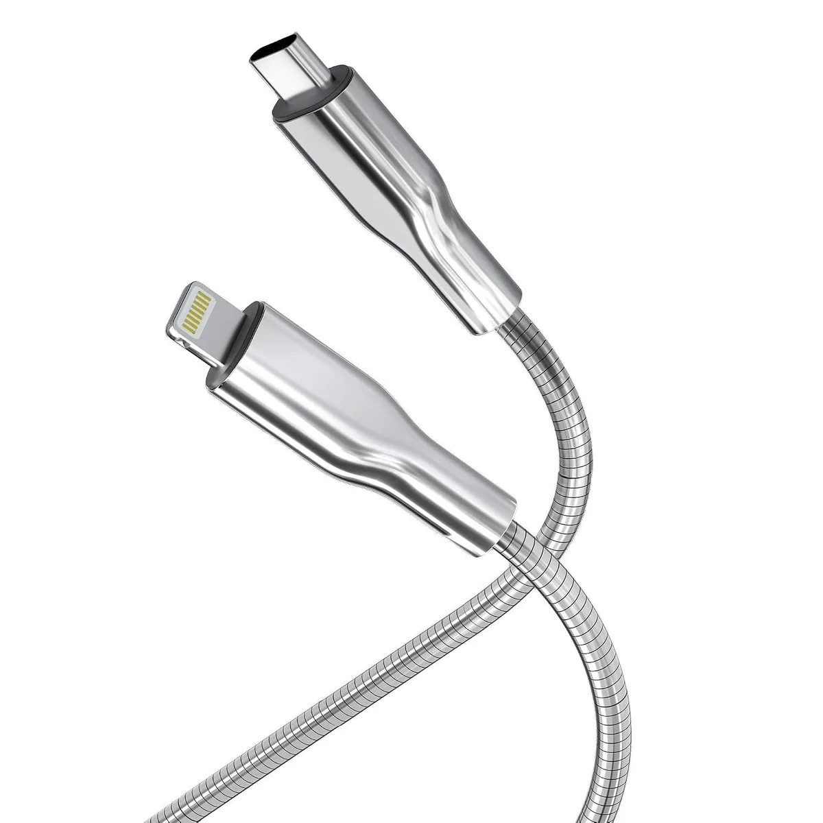 Chopmate Chopmate 6.6FT Metal Braided USB-C to Lightning Cable Chew Proof — product photo