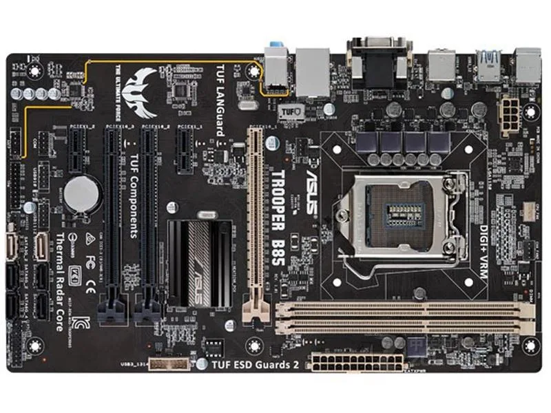 ASUS ASUS TROOPER B85 LGA 1150 DDR3 16GB Intel motherboard — product photo