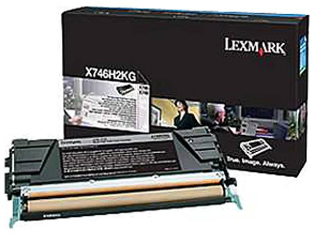 Lexmark Lexmark X746H4KG high-yield toner cartridge black 12000 pages — product photo