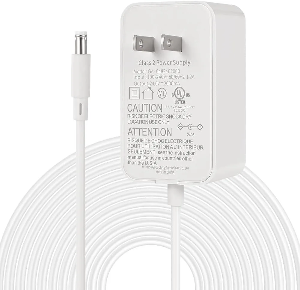 BASEUS BASEUS 24V 2A 48W AC Adapter 5.5×2.1mm US Plug — product photo