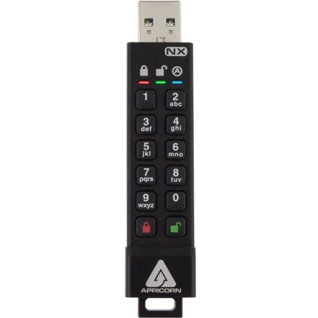 Apricorn Apricorn Aegis Secure Key 3NX 8GB USB 3.0 flash drive (ASK3-NX-8GB) — product photo